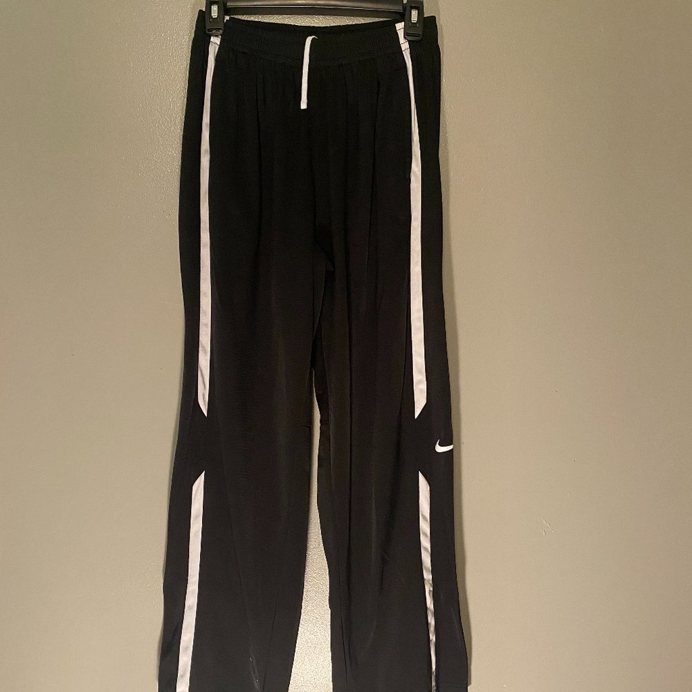 Nike Athletic Sweatpants, Black, Medium